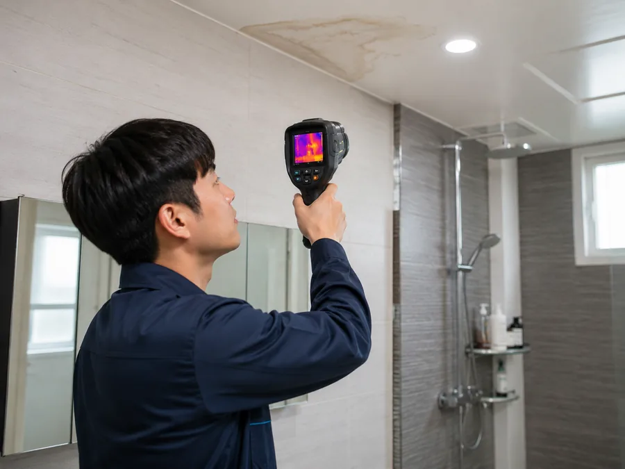 상대원동 열화상 검사 현장